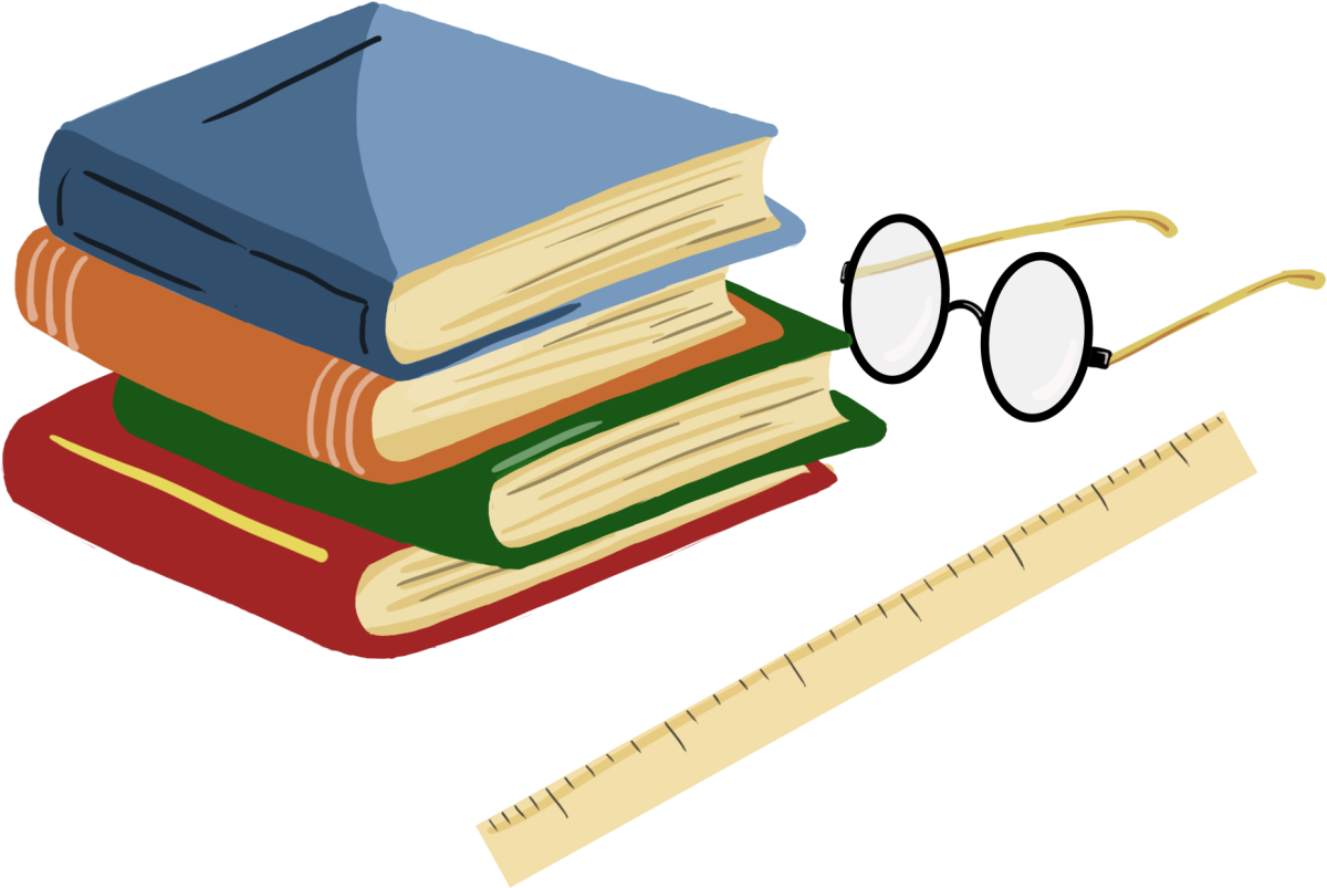 Учебные предметы на прозрачном фоне