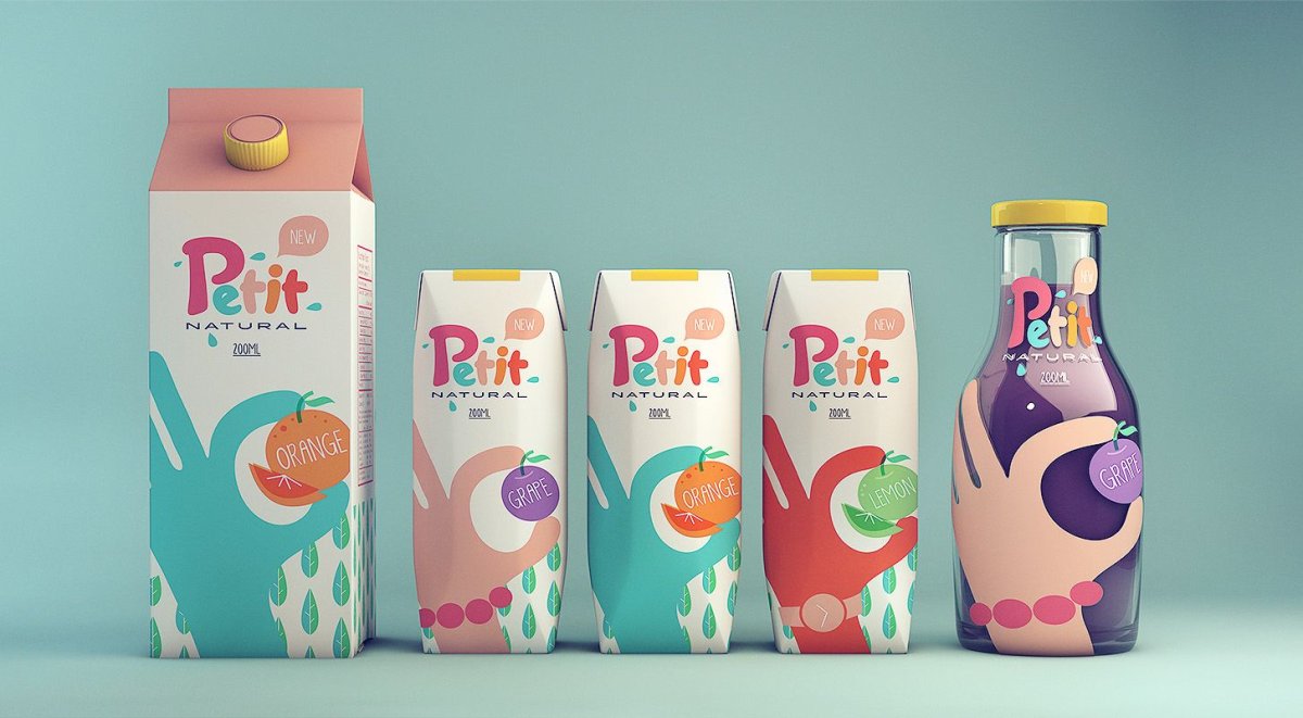 Креативная упаковка сока