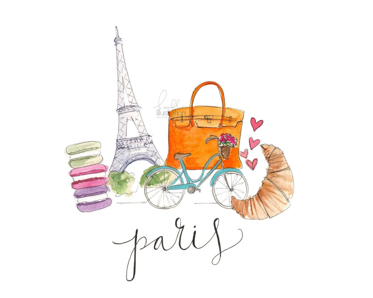 Иллюстрации во французском стиле