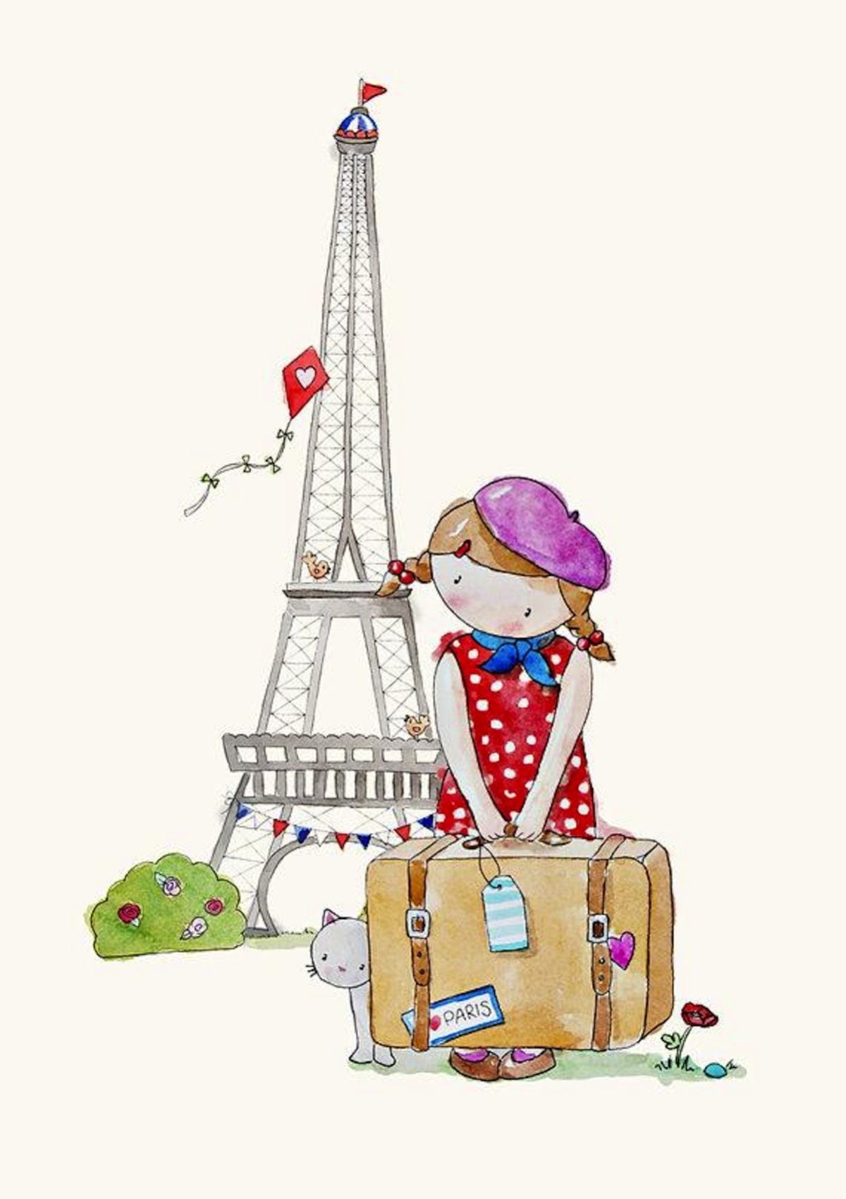 Париж мультяшные