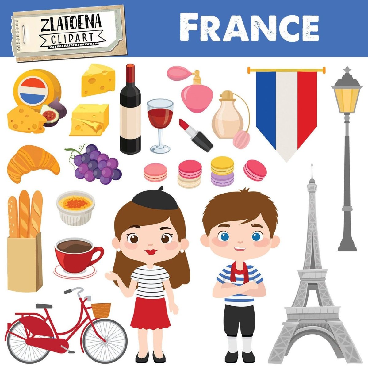 Символы Франции для детей