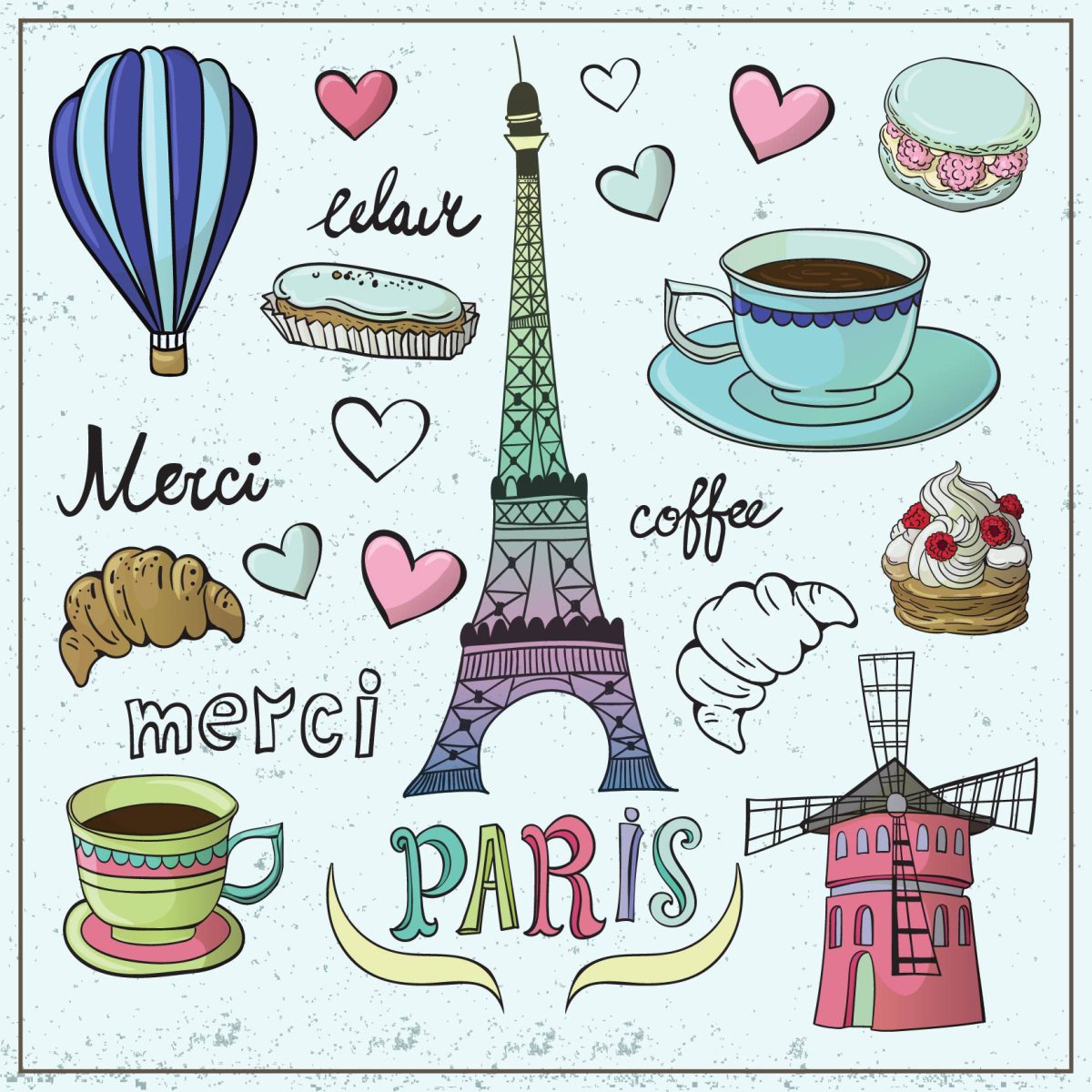 Французские Стикеры