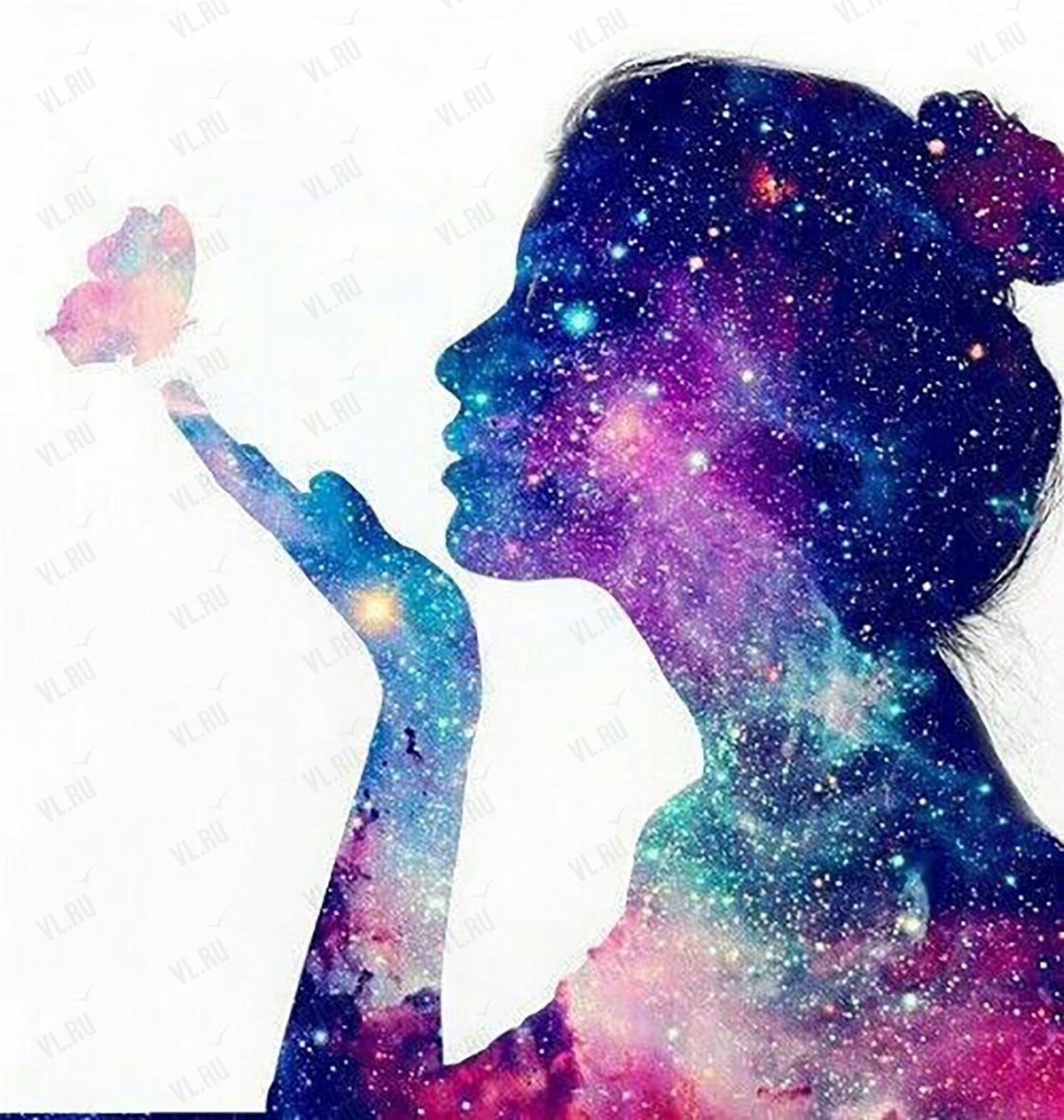 Космос внутри девушки