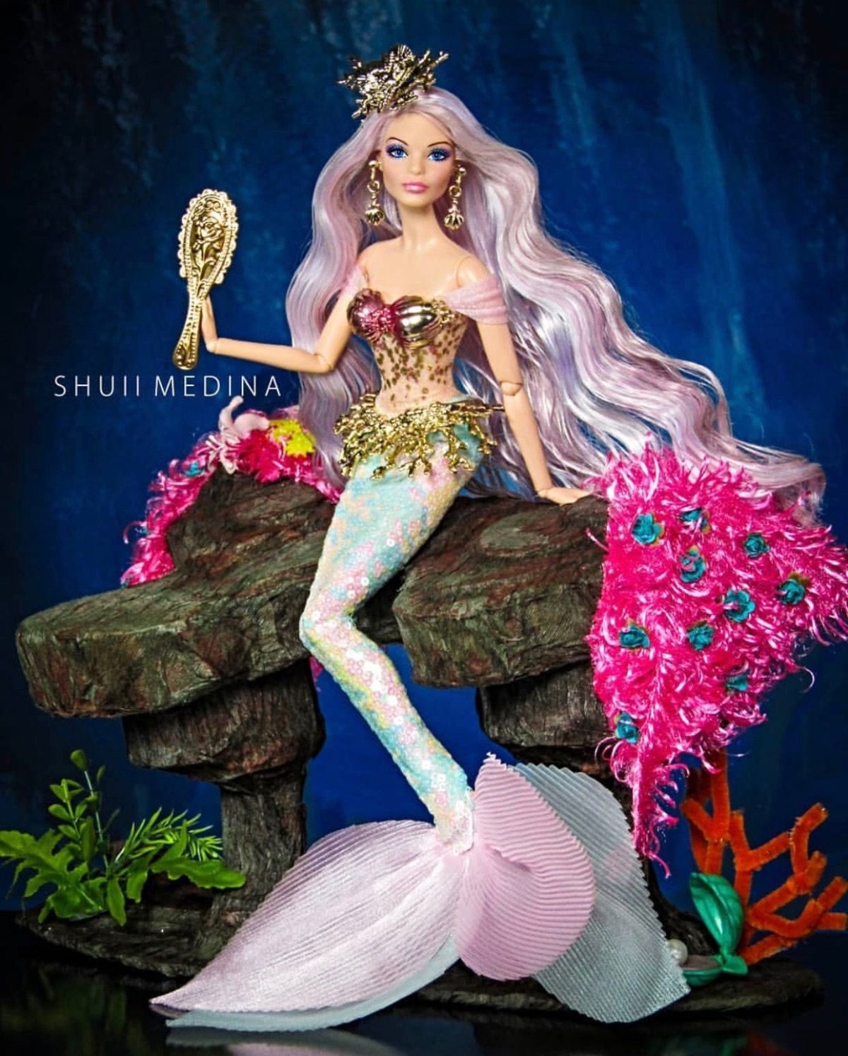 Кукла Barbie Радужная Русалочка dhm46