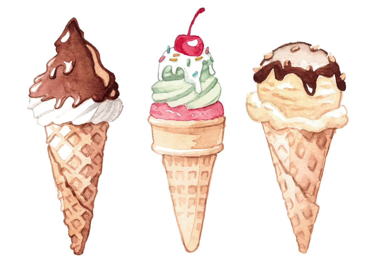 Мороженое арты