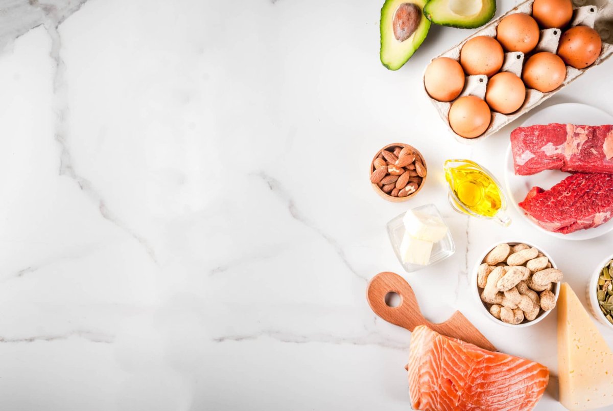 Еда на Мраморном фоне