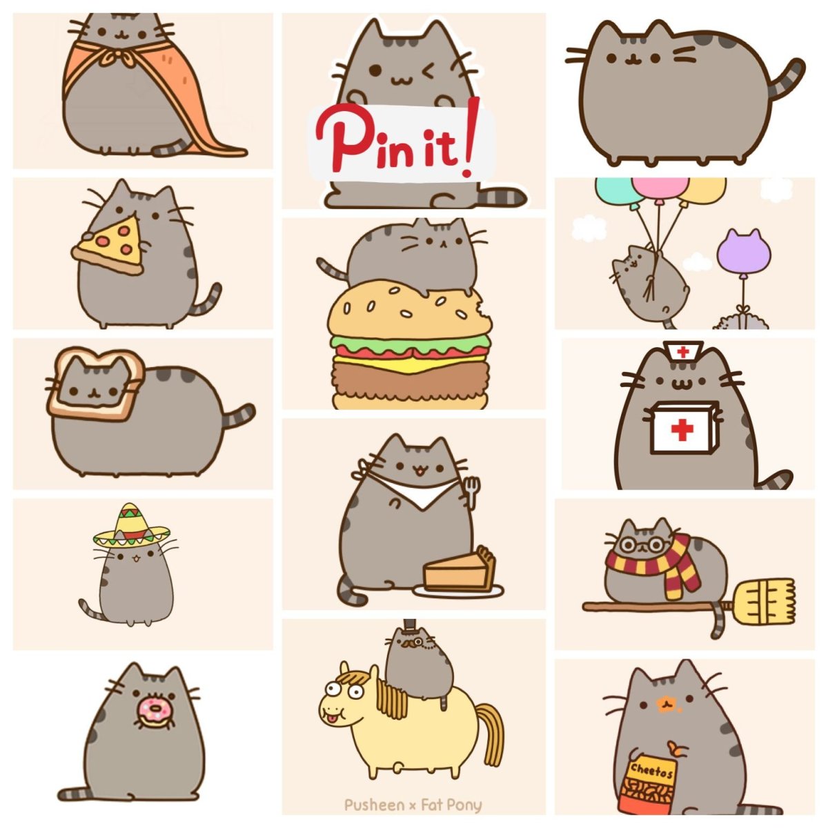 Pusheen доброе утро