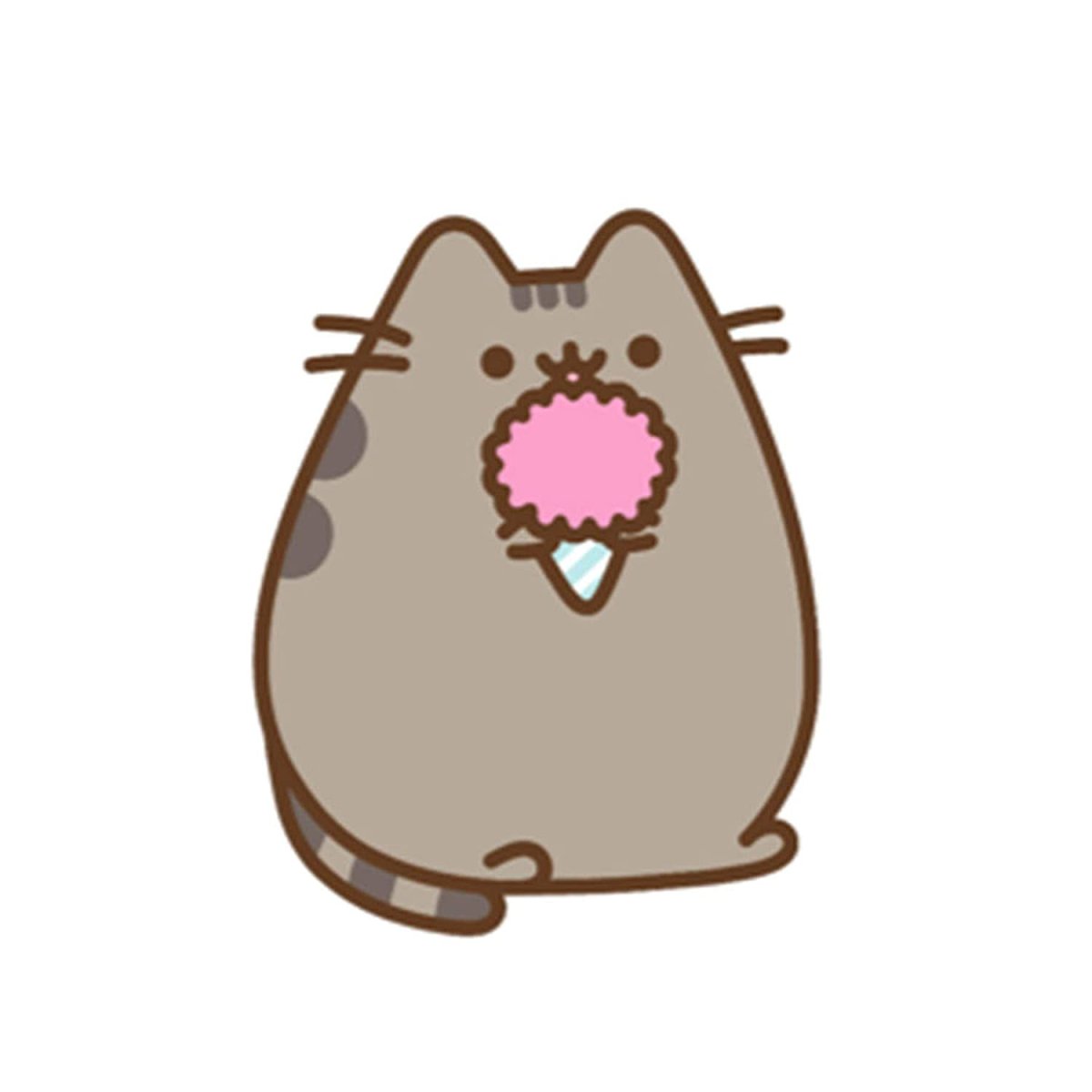 Кот Пушин мороженое