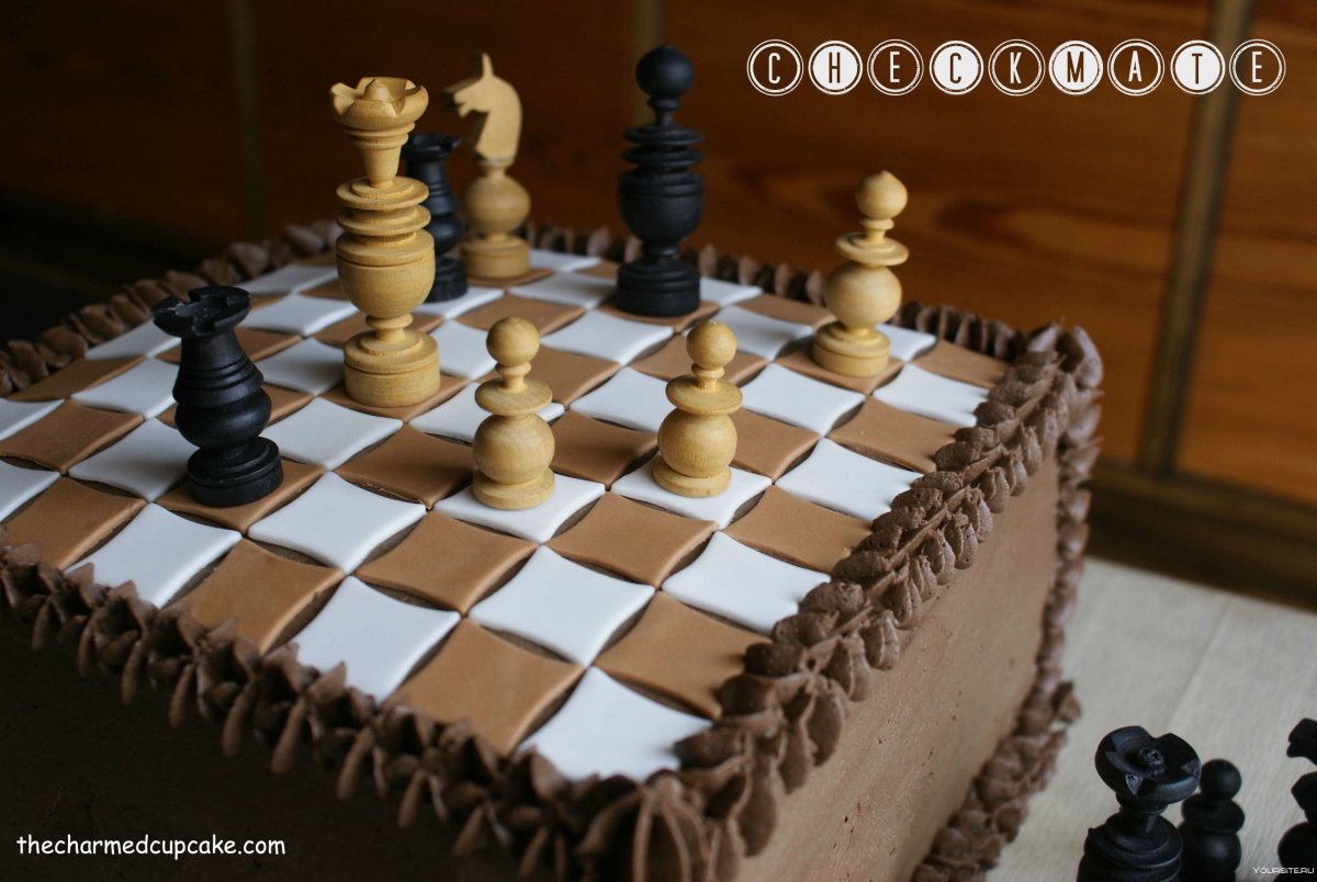 Торт шахматная Королева