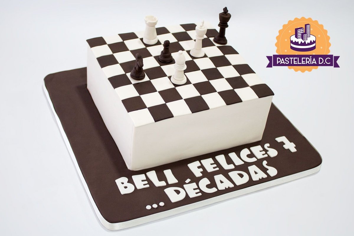 Торт на день рождения шахматы