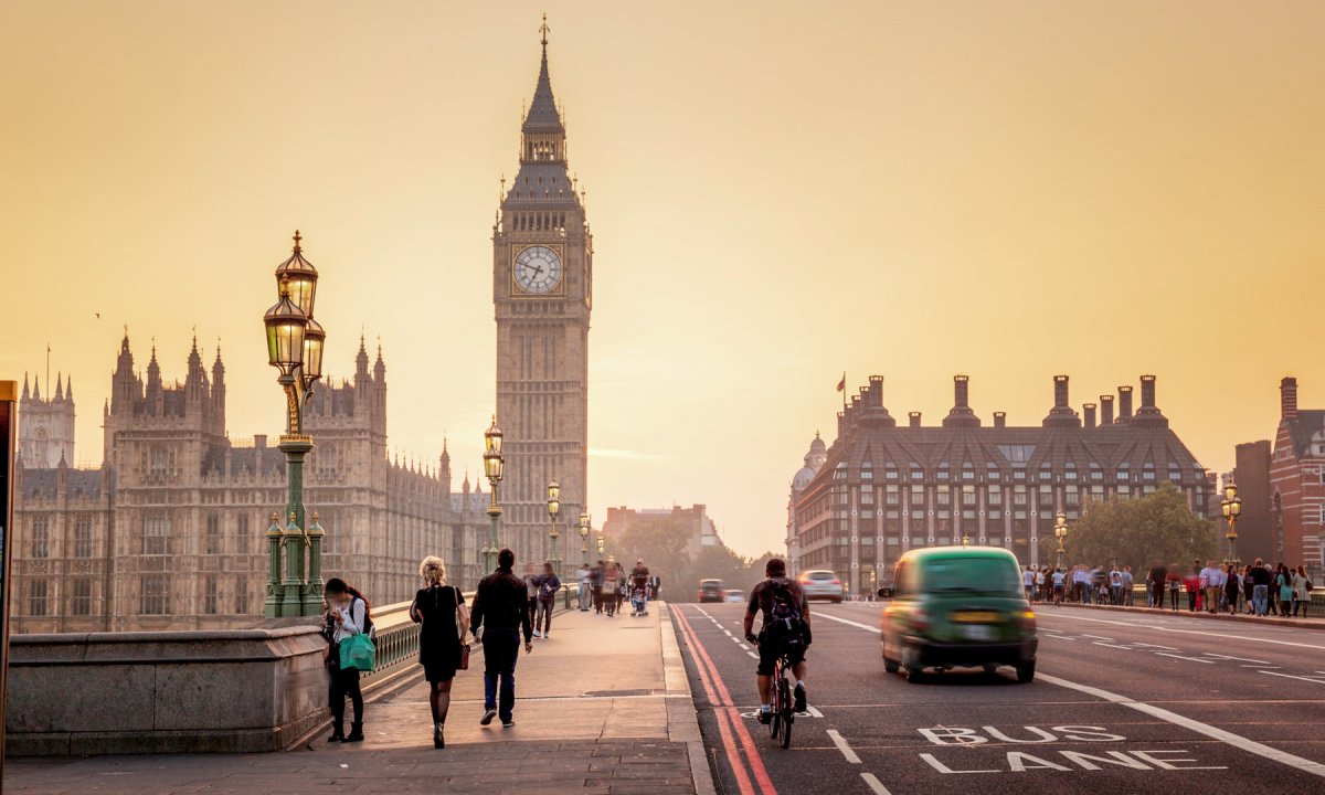 Лондон рассвет