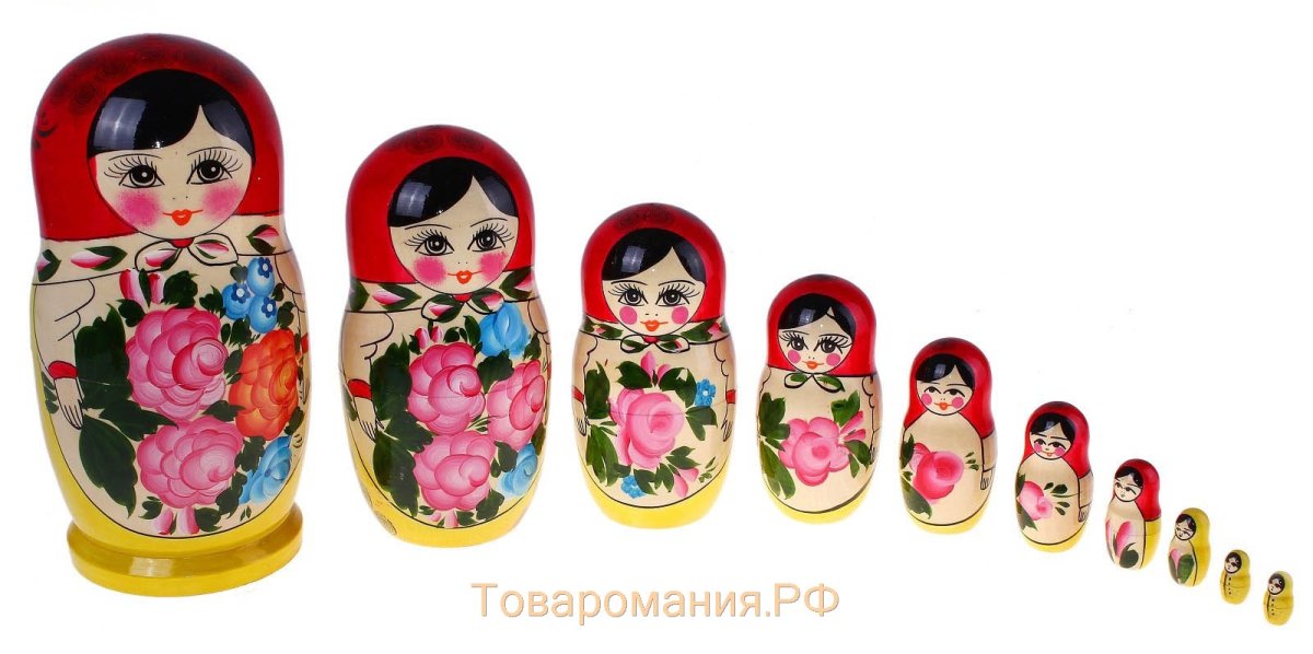 Матрешка бисером