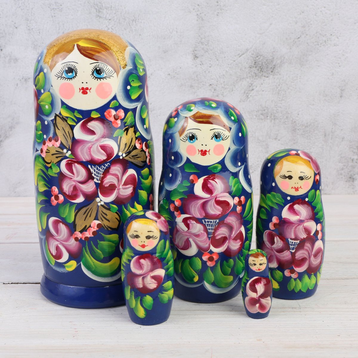 Матрешка ракульская роспись