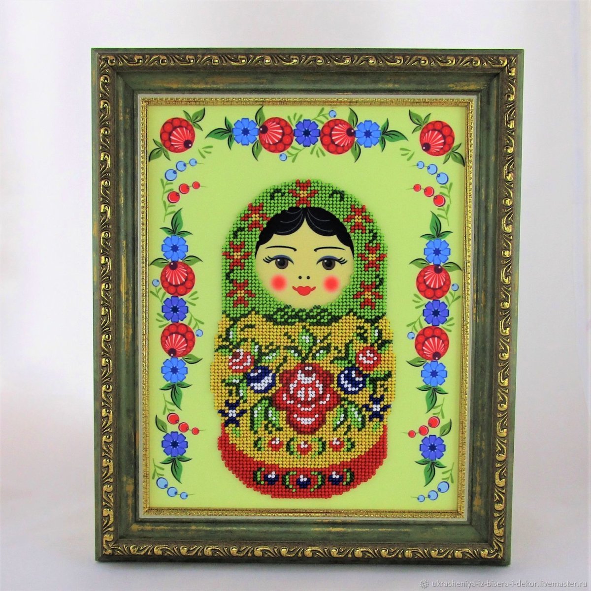 Матрешка роспись по дереву