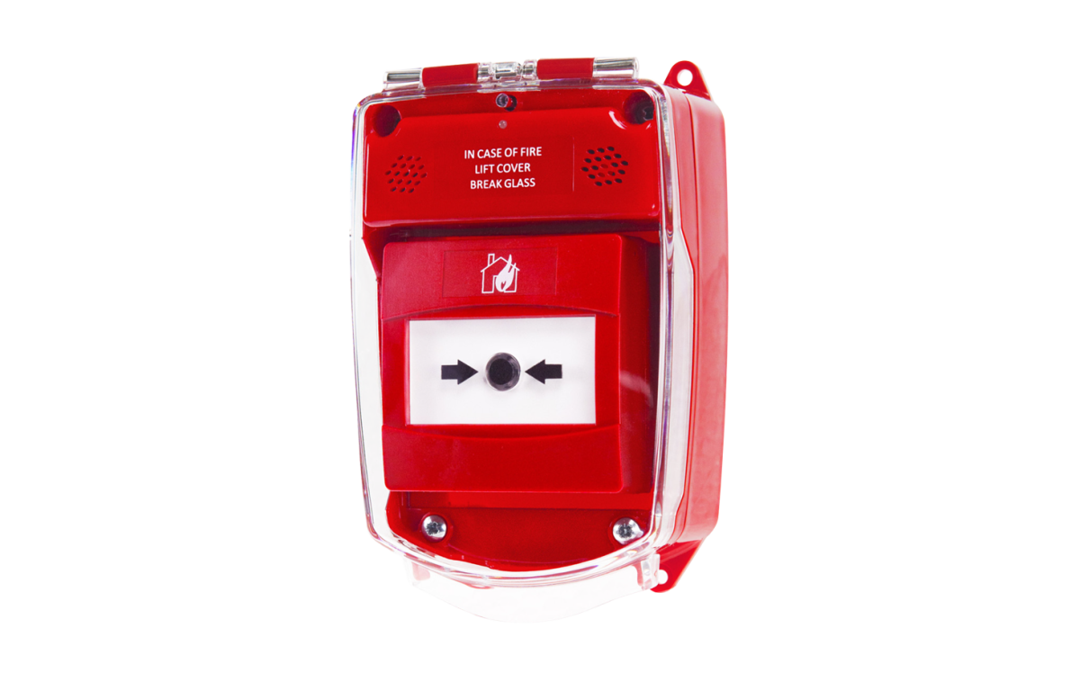 Пожарная сигнализация на прозрачном фоне