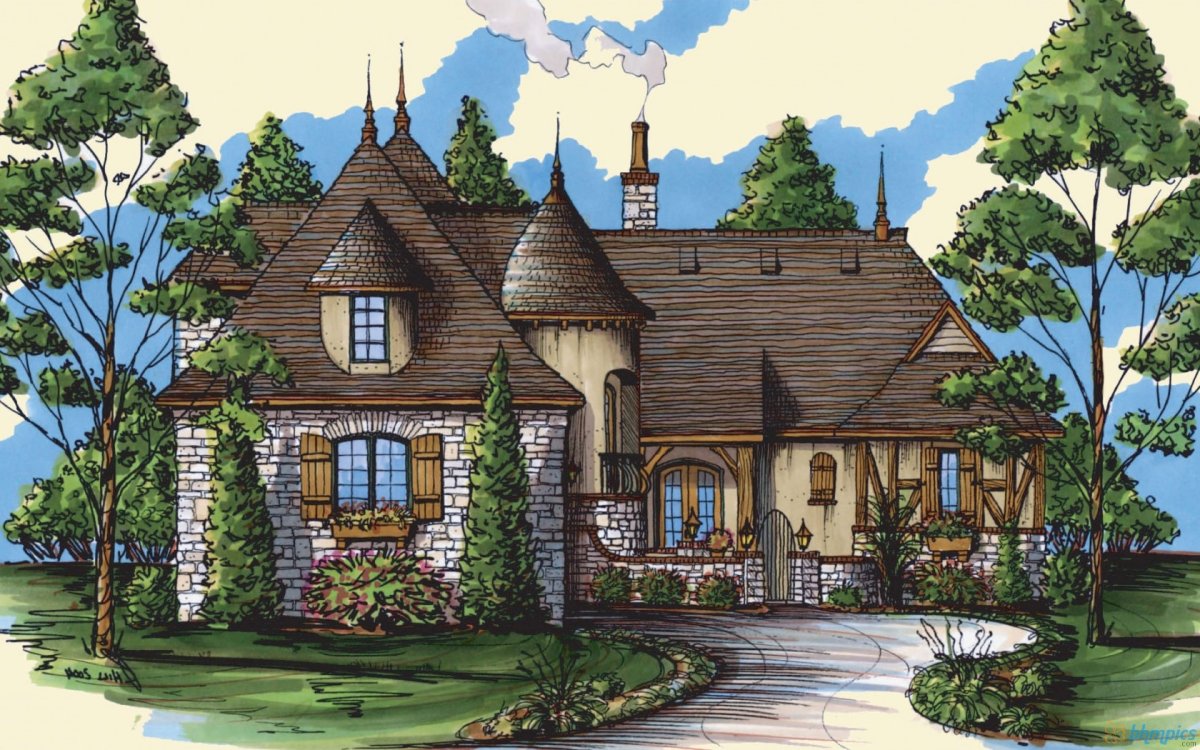 Красивые сказочные домики