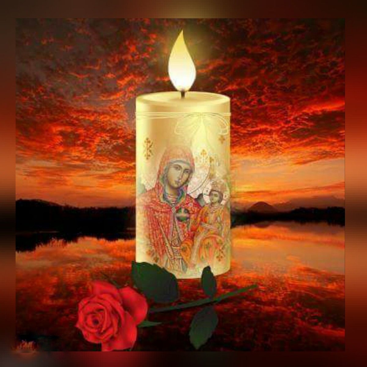 Свеча светлая память