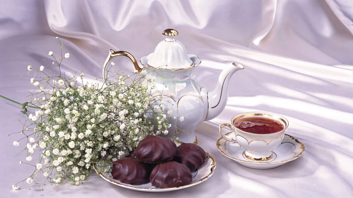 Утреннее Весеннее чаепитие