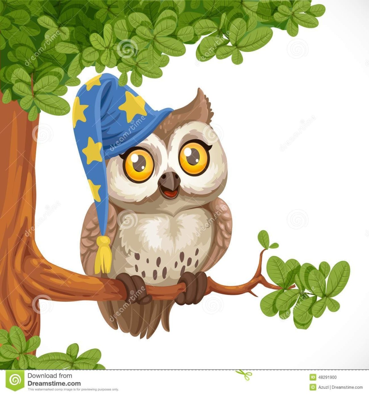 Совушка в дупле