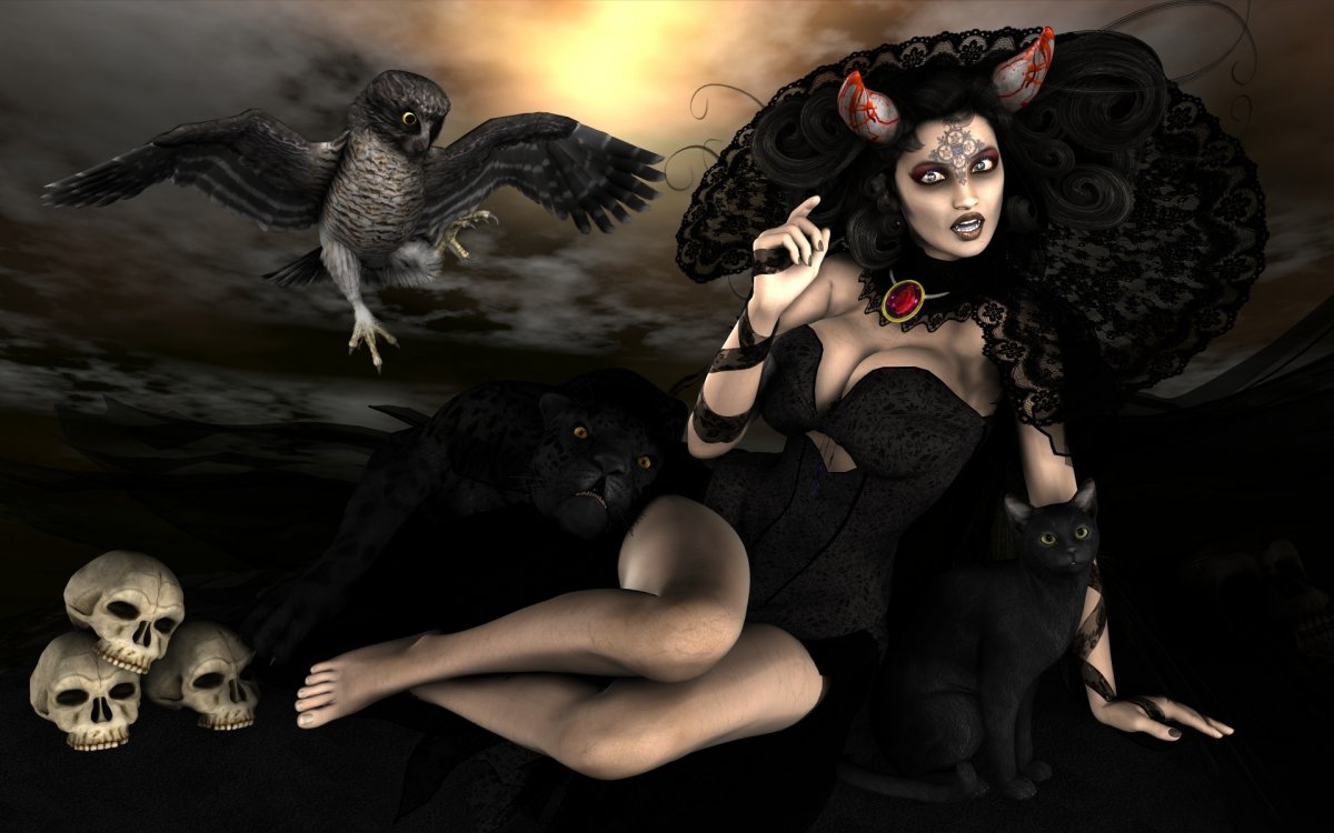 Ведьма с совой