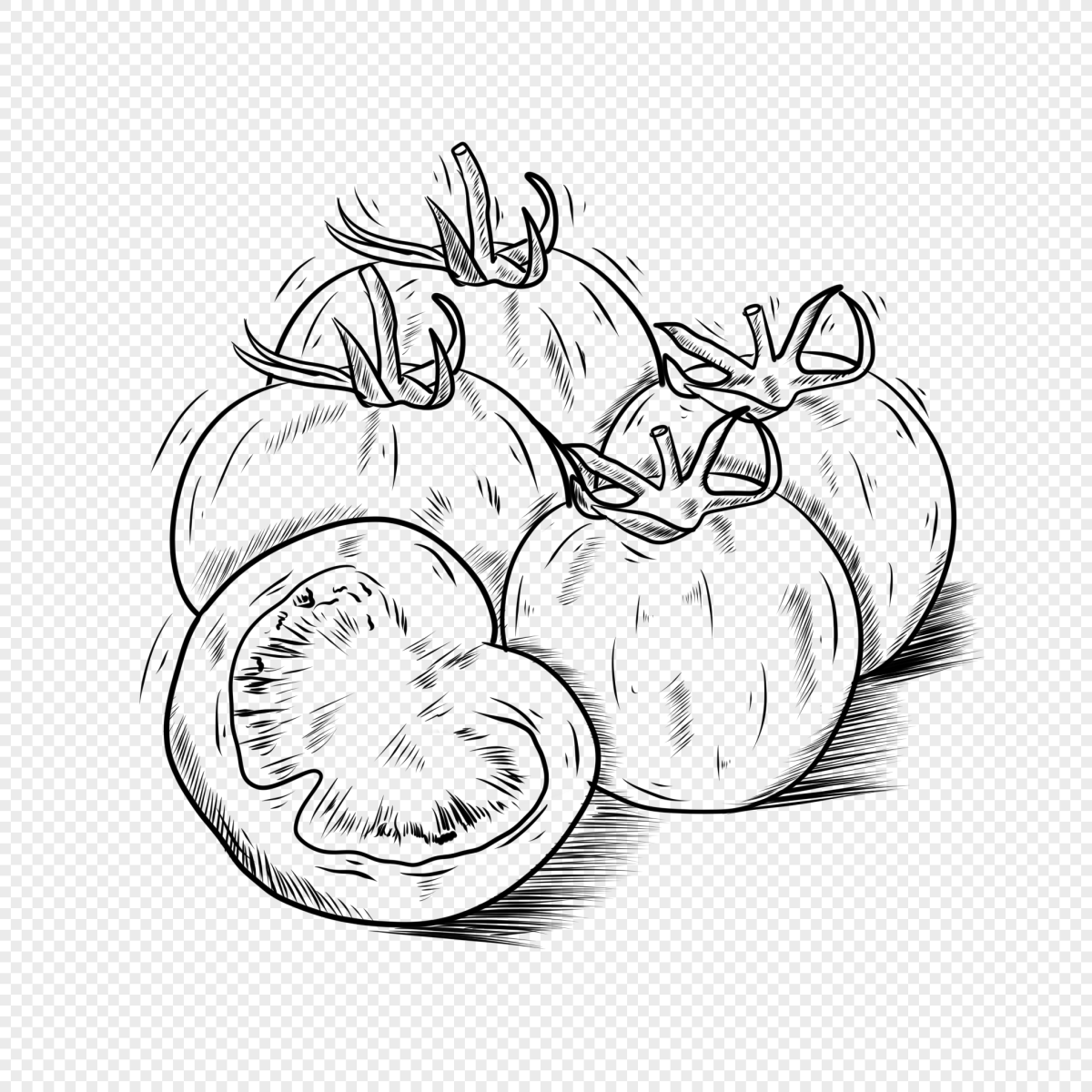 Помидор раскраска для детей