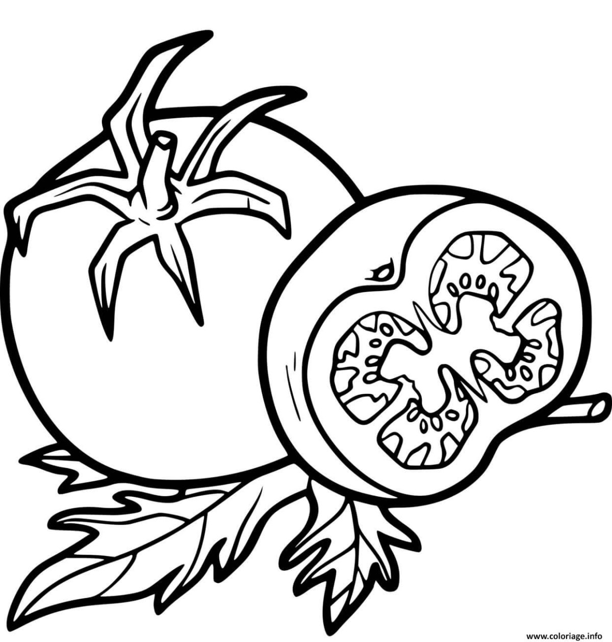 Овощи и фрукты раскраска для детей