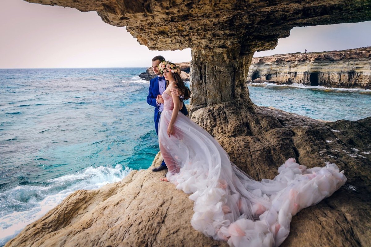 Свадебная фотосессия на море