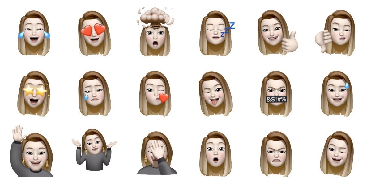 Memoji Apple Стикеры