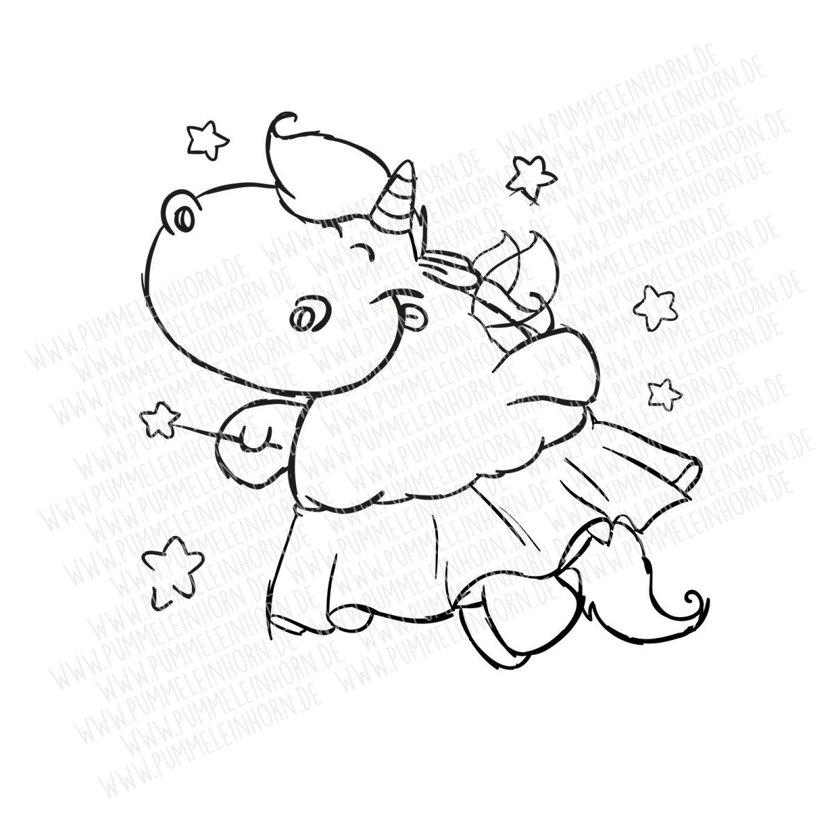 Бегемот раскраска для детей