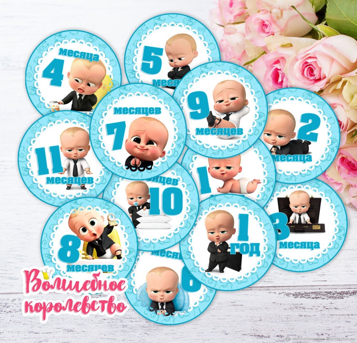 Мишка с тортом рисунок