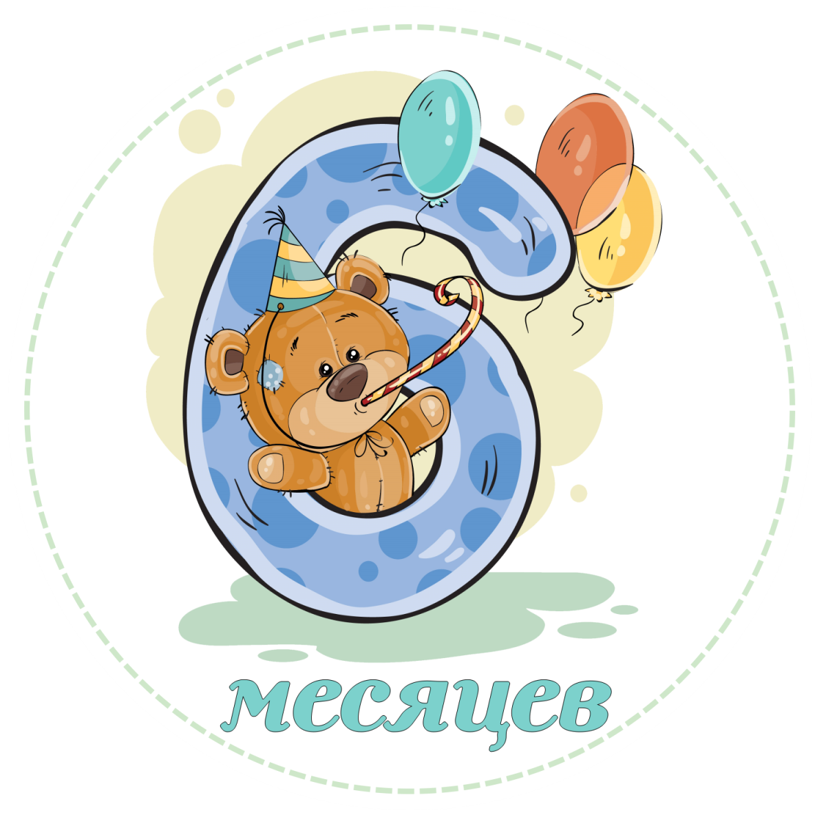 Мишка для печати на сахарной бумаге