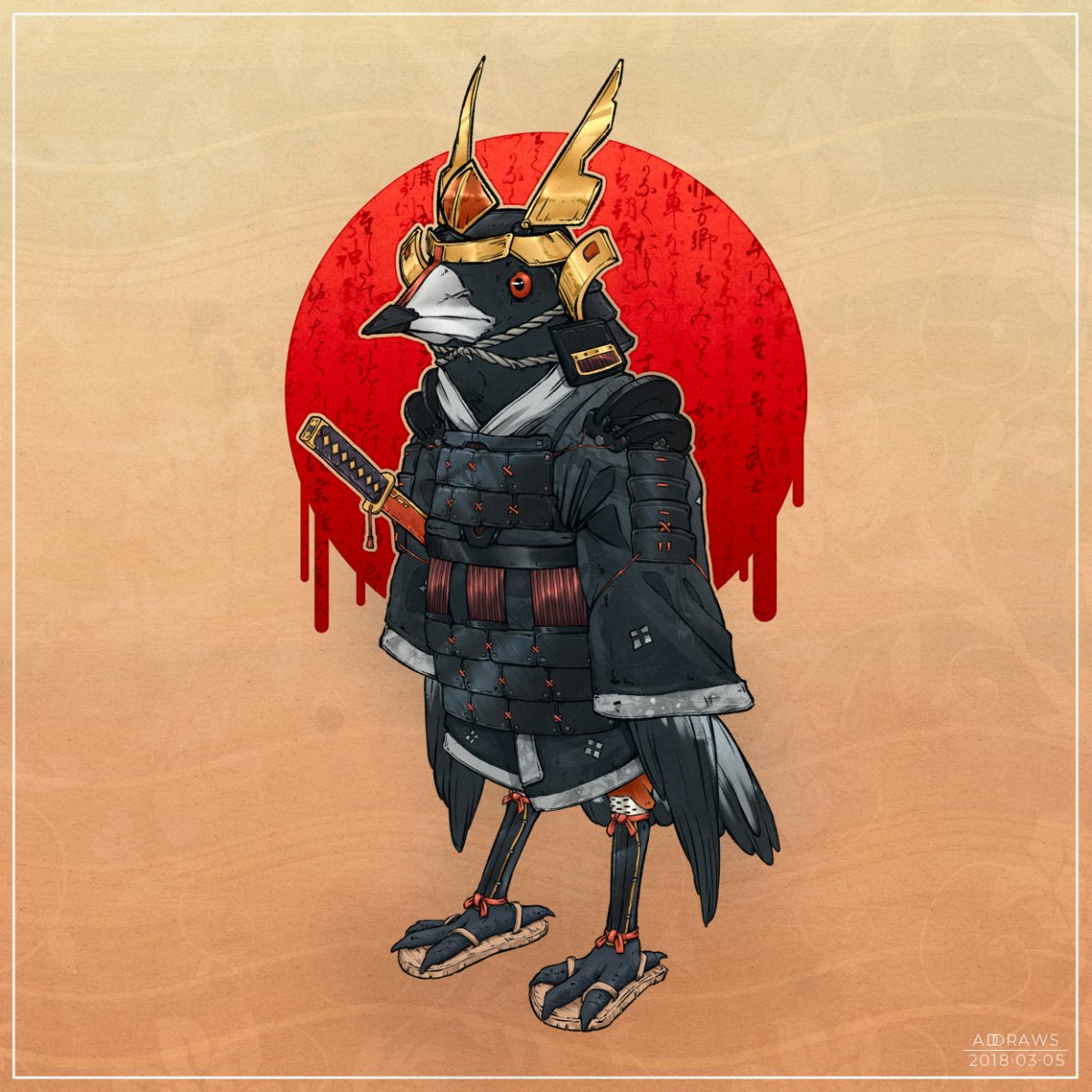 Птица Самурай