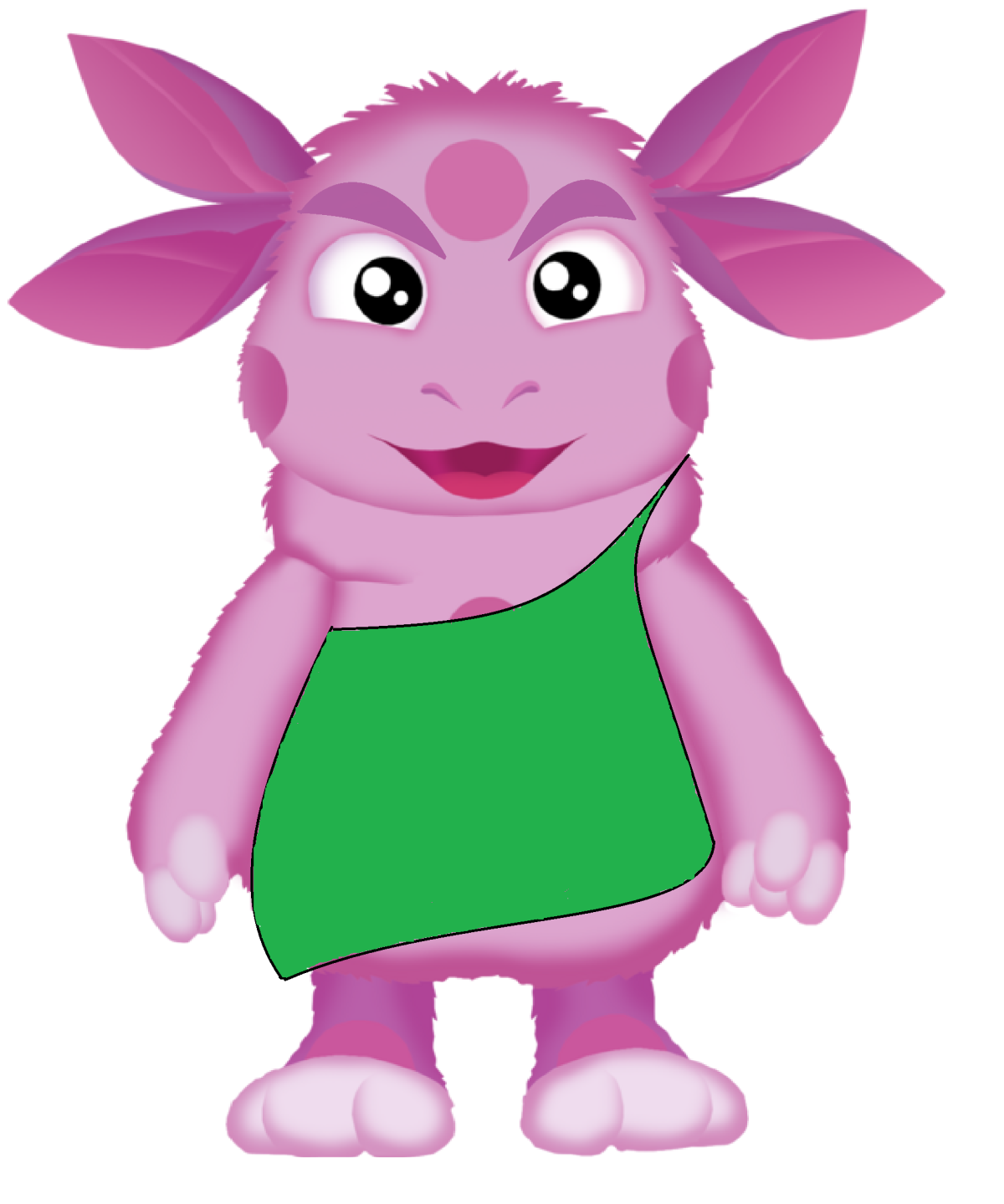 Вафельные картинки Лунтика на торт