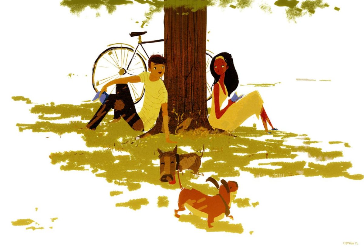 Паскаль Кэмпион иллюстрации счастье