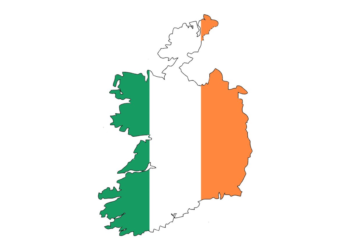 Северная Ирландия карта флаг