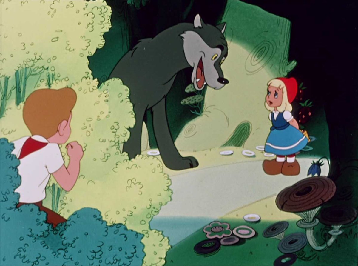 Сутеев Петя и красная шапочка