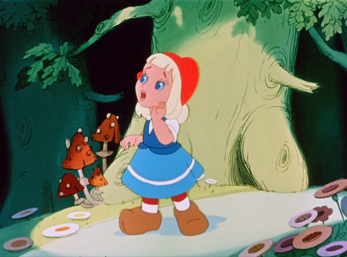 Красная шапочка и серый волк аниме