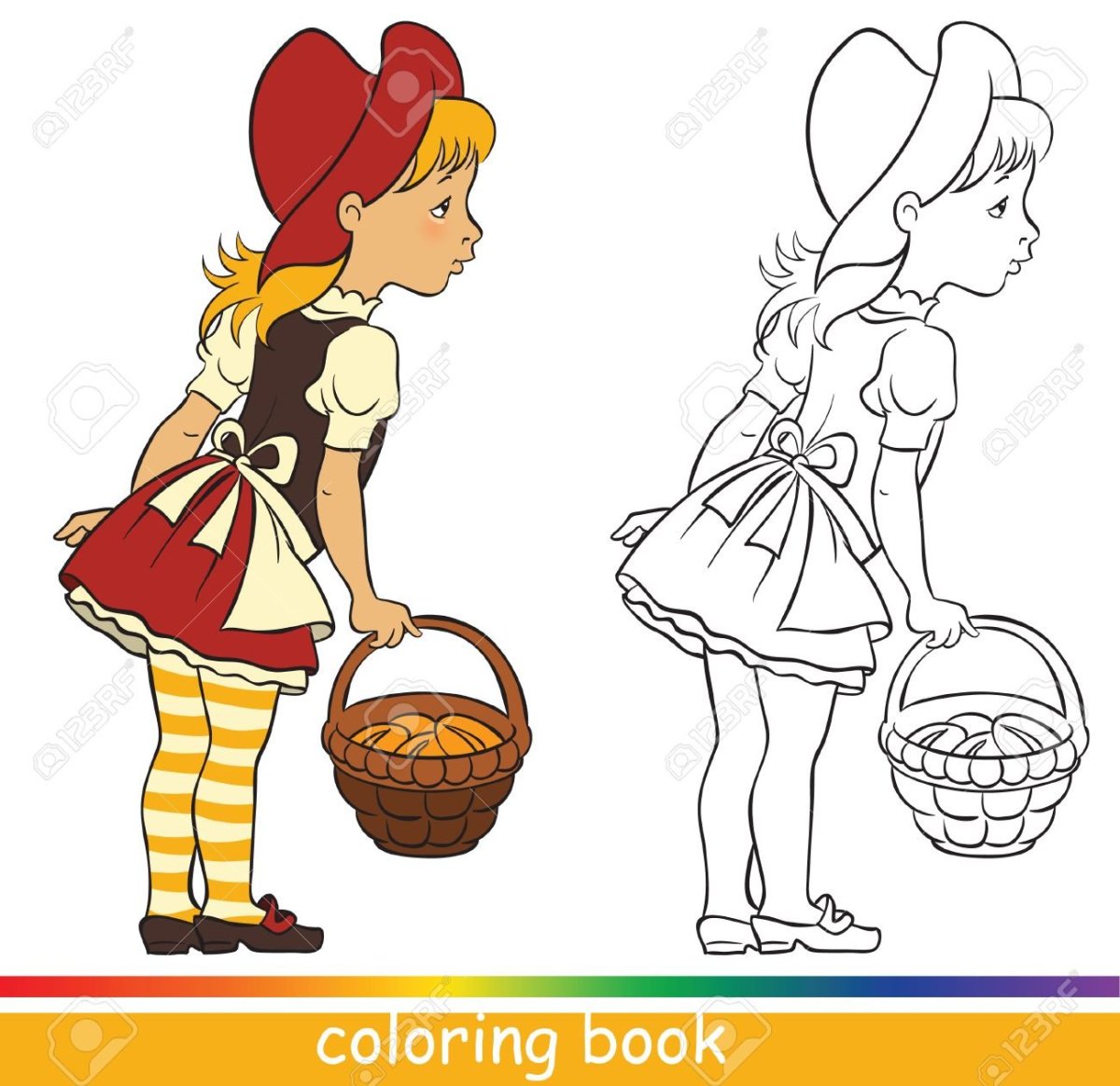 Красная шапочка и серый волк сказка