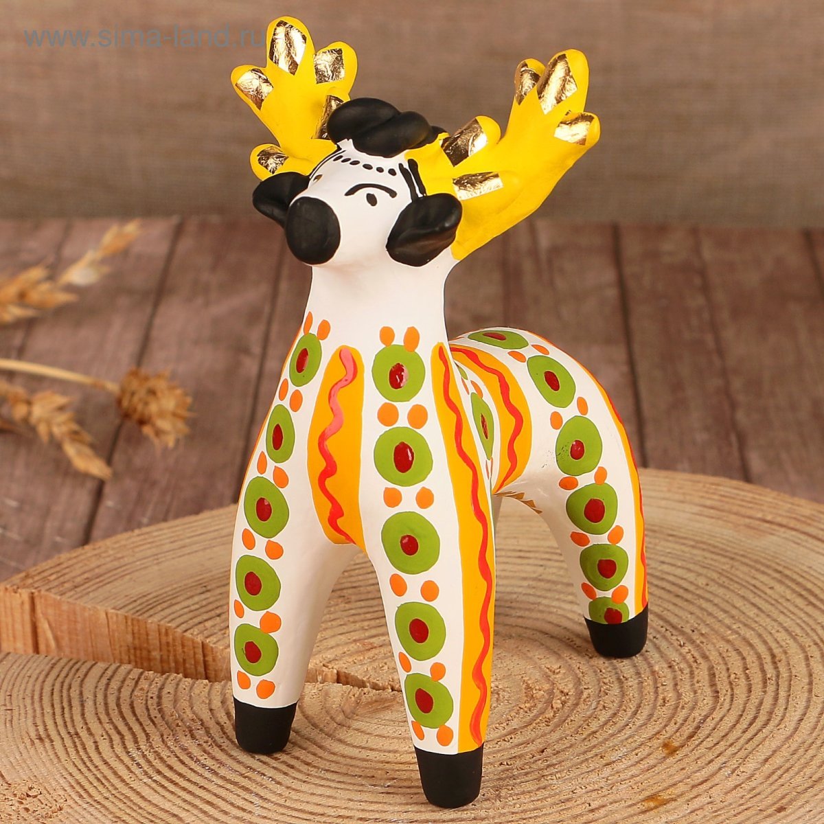 Глиняные игрушки Дымково