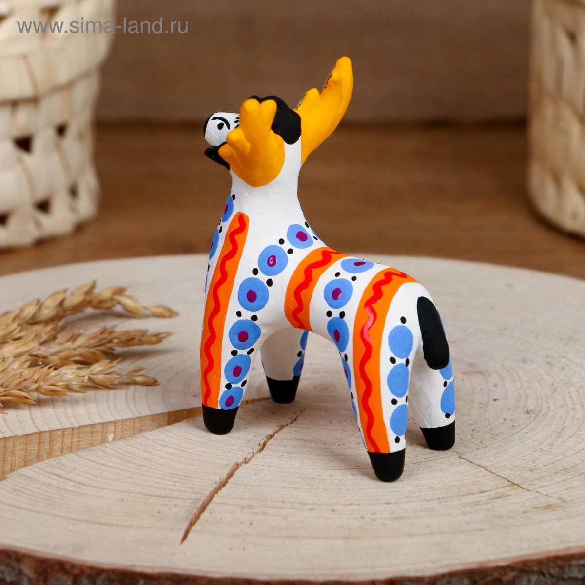 Дымковская игрушка Олежек