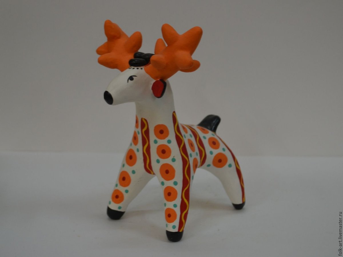 Олешек Дымковская игрушка