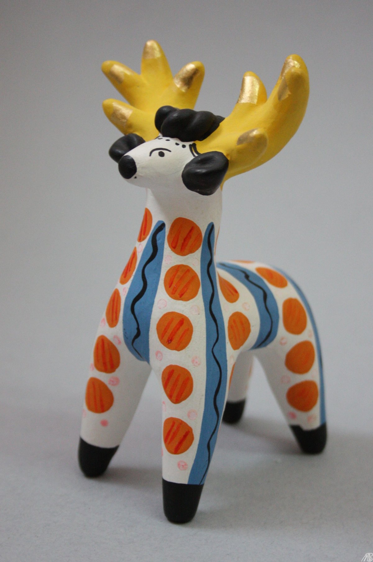 Роспись Олешка рисование в старшей группе