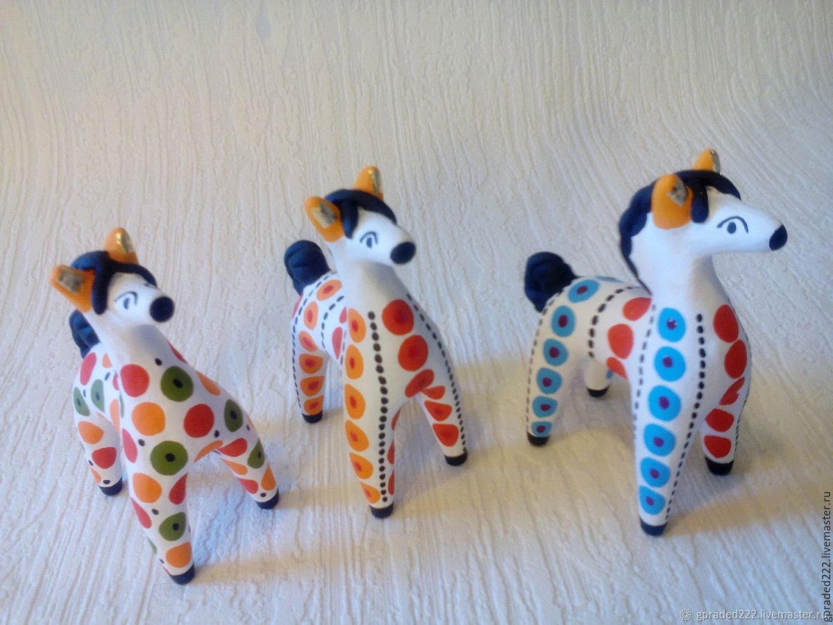 Вятская Дымковская игрушка