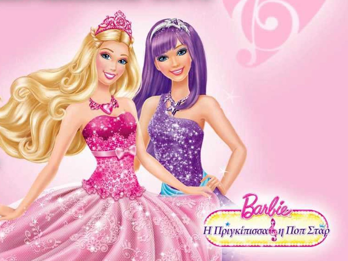 Наклейки Барби