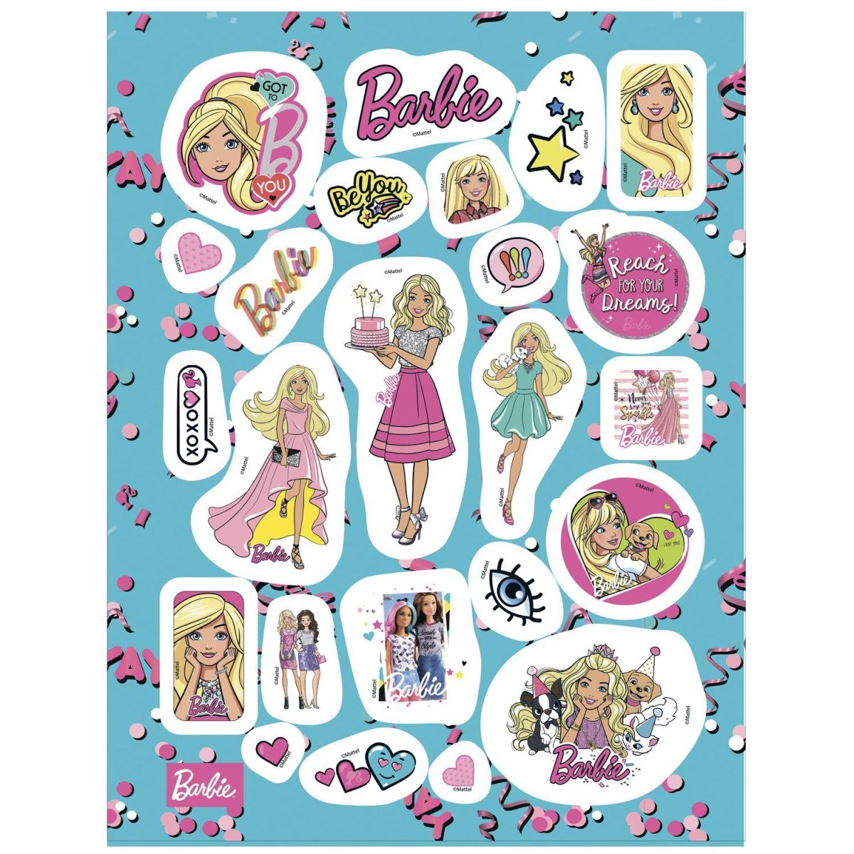 Барби картинка на торт