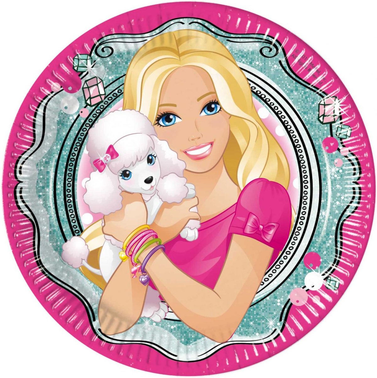 Наклейки в стиле Барби