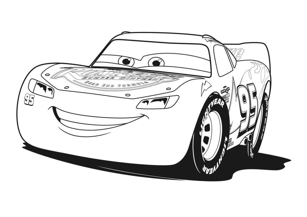 Маккуин нарисованный сбоку