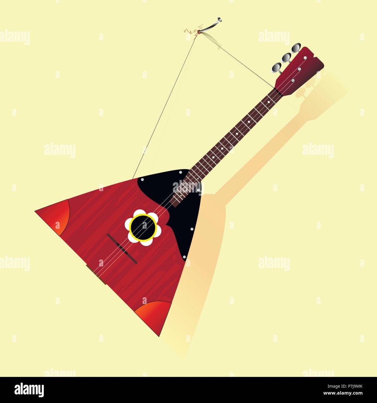 Балалайка на стене