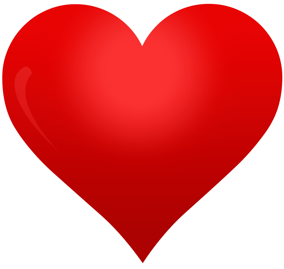 С красным сердцем