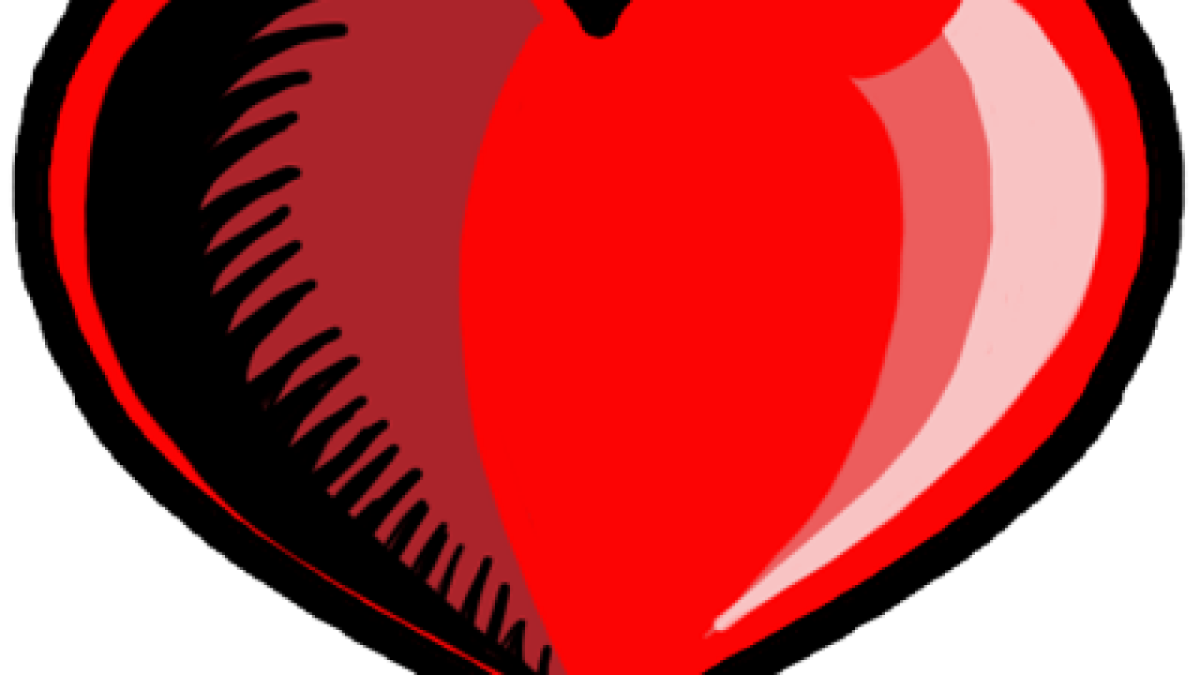 Сердце мультяшное